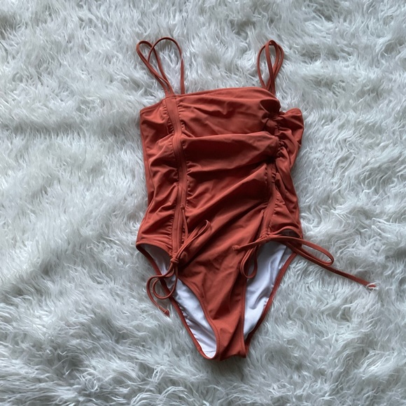 PINK Victoria's Secret Other - 🆕Victoria’s Secret Pink Ruched‎ One-Piece in Amber Clay